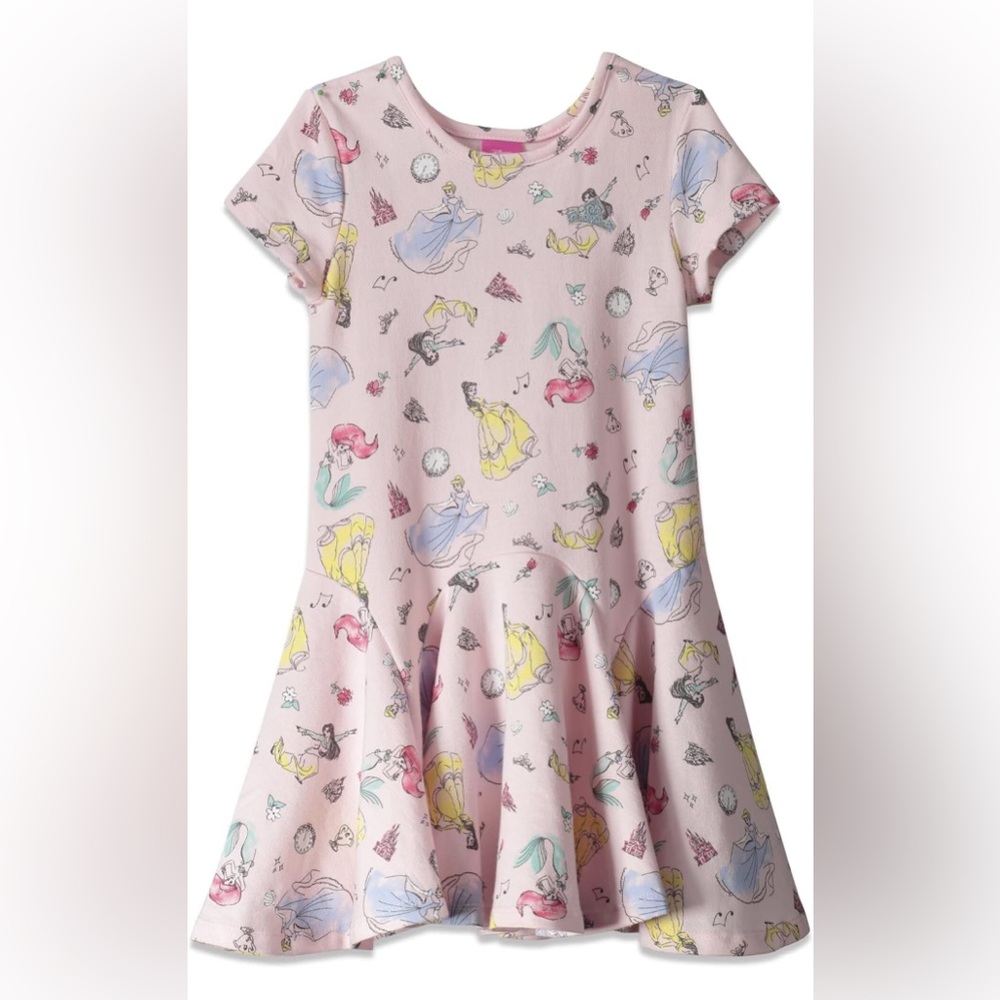 Disney Princess Frozen Ariel Cinderella Aurora Belle Girls Dress